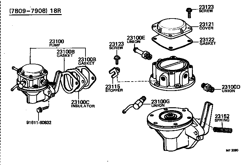 23116-27020 UNION, NIPPLE(FOR FUEL INLET) product image