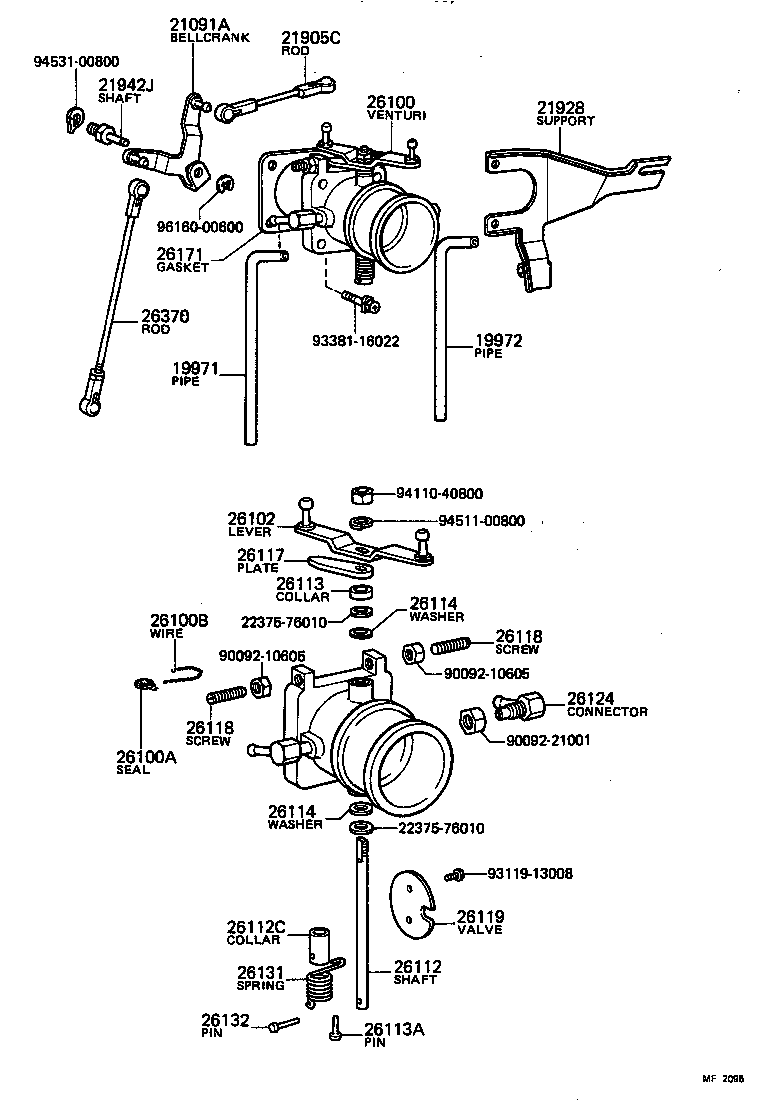 04234-48011 ELEMENT SUB-ASSY, FUEL FILTER product image