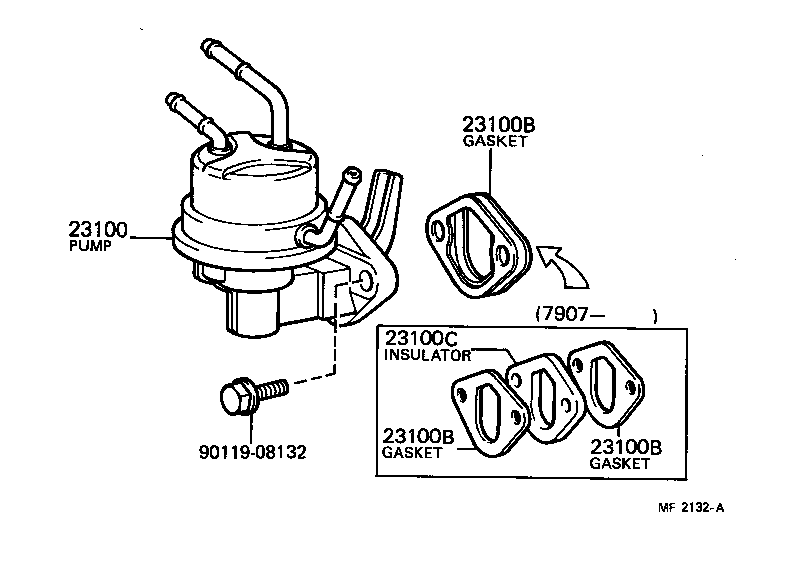 23116-61030 UNION, NIPPLE(FOR FUEL INLET) product image