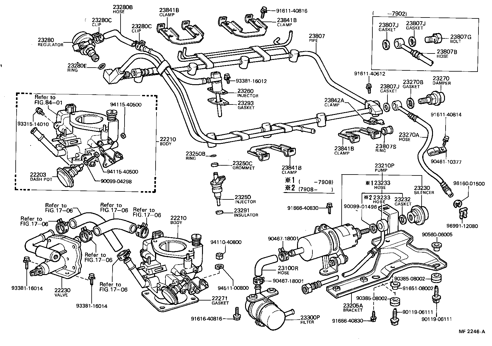 23208-52010 REGULATOR ASSY, FUEL PRESSURE product image