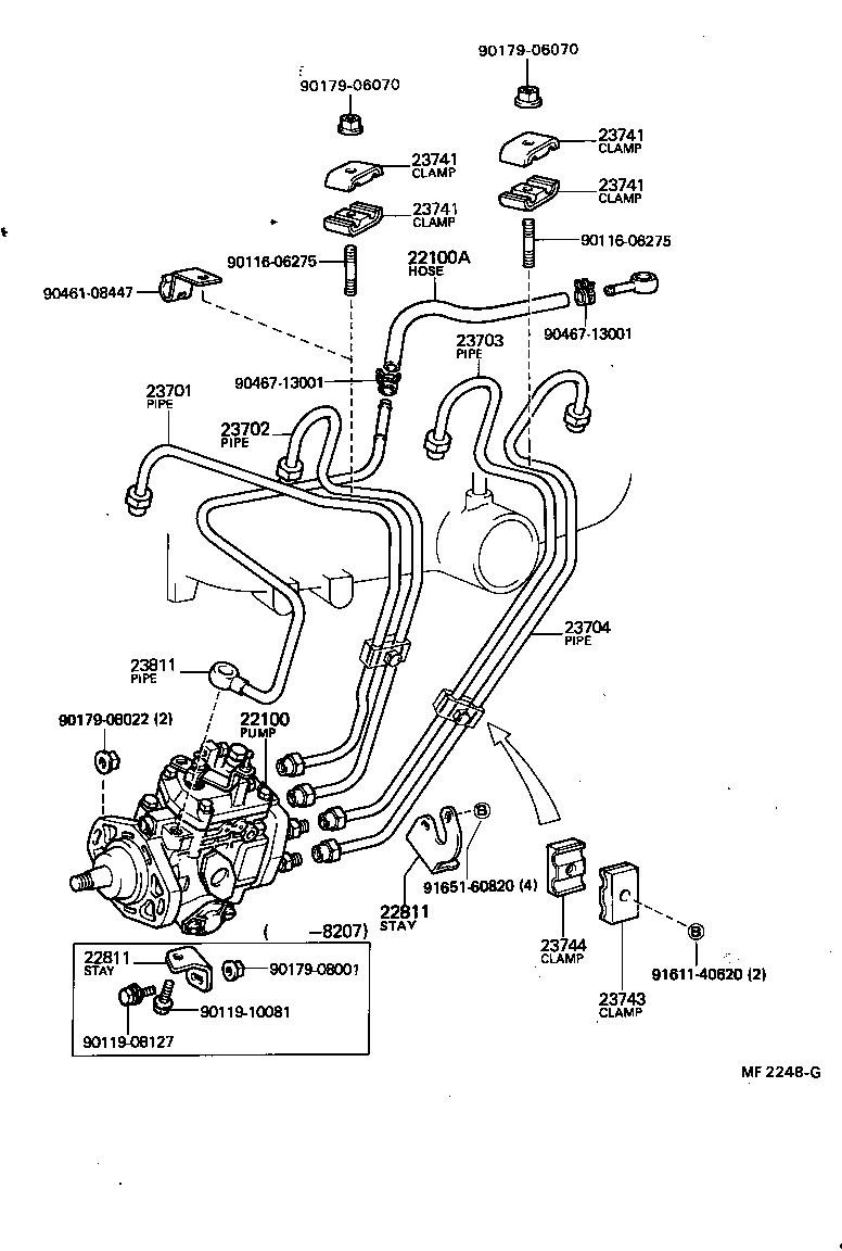 22100-54200 PUMP ASSY, INJECTION OR SUPPLY product image