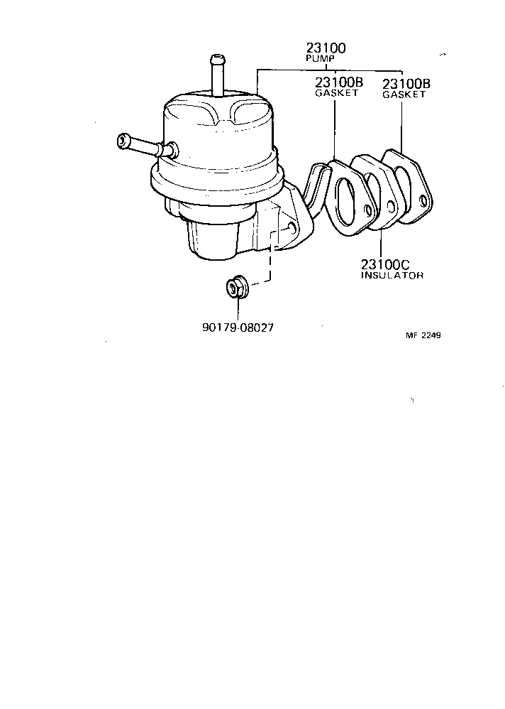 23116-34030 UNION, NIPPLE(FOR FUEL OUTLET) product image
