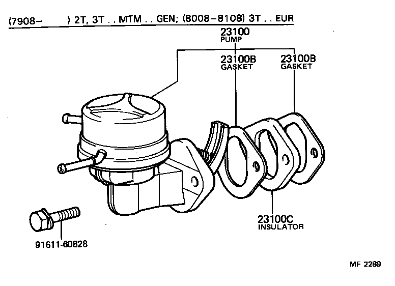 23116-27020 UNION, NIPPLE(FOR FUEL INLET) product image