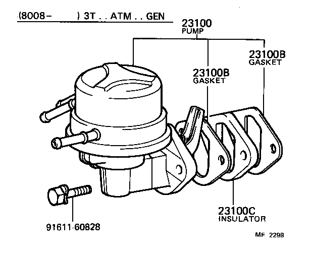 23116-27020 UNION, NIPPLE(FOR FUEL INLET) product image