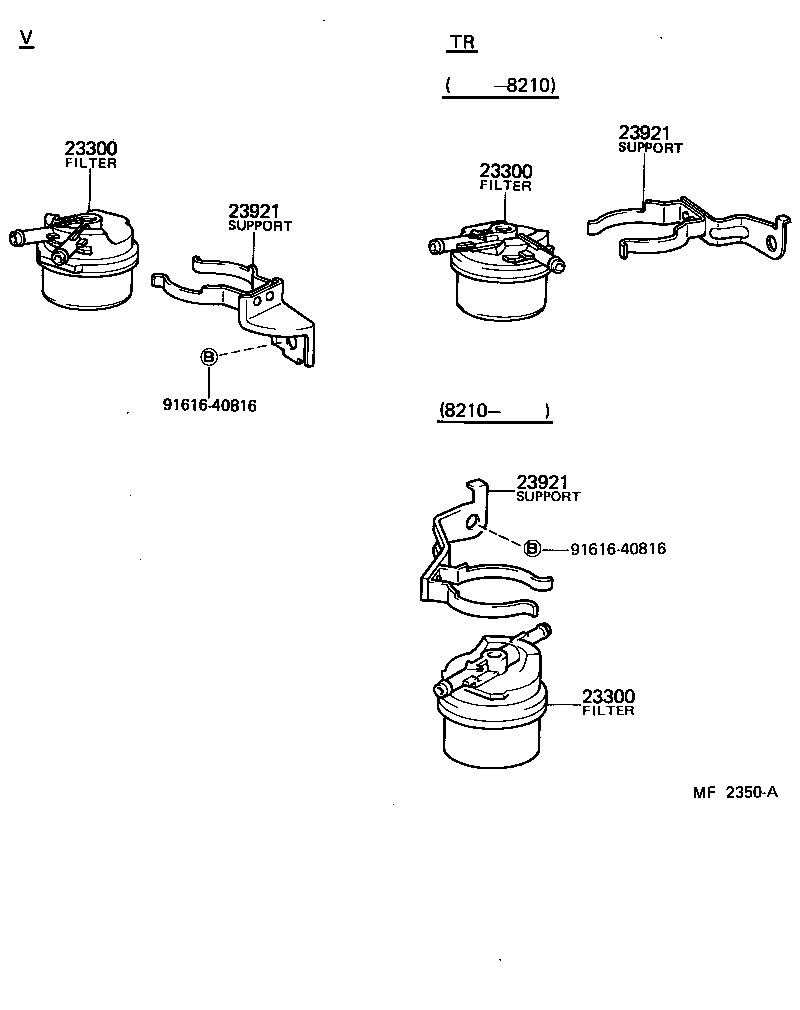 23030-18010 FILTER ASSY, FUEL product image