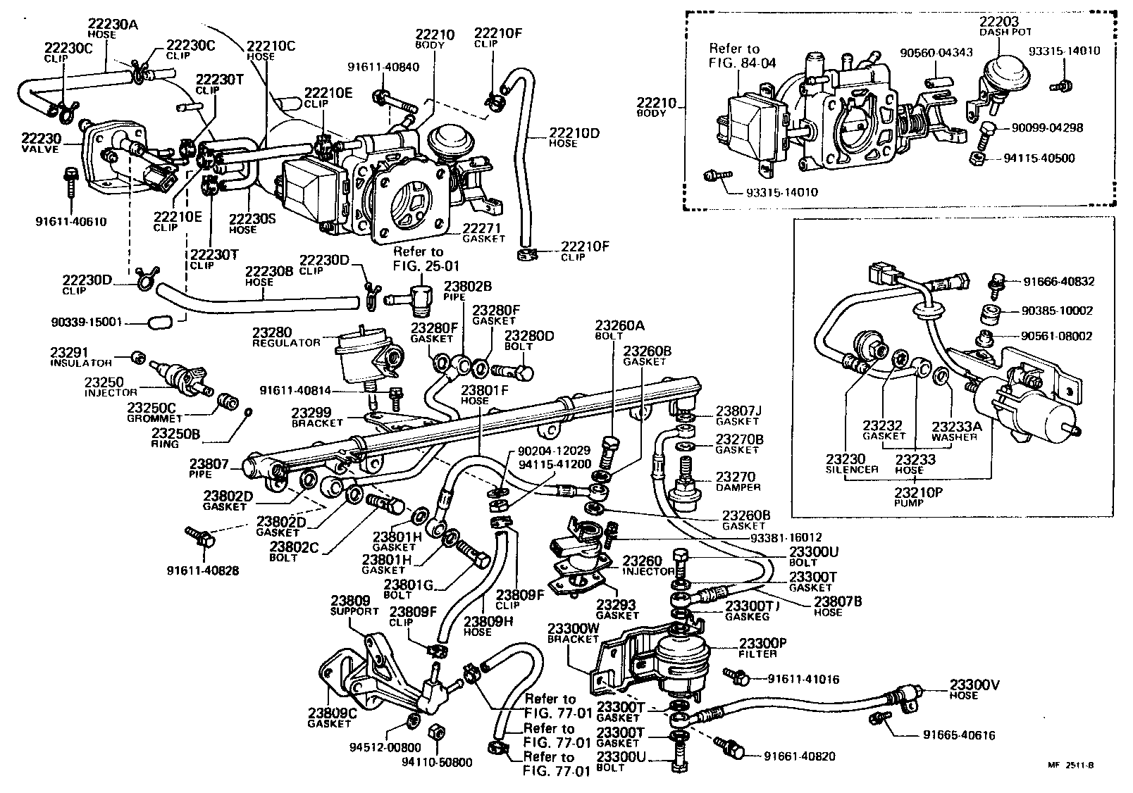22210-45010 BODY ASSY, THROTTLE product image
