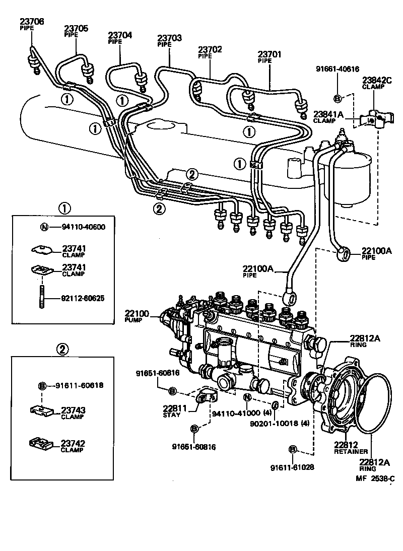 90341-22002 PLUG, W/HEAD STRAIGHT SCREW(FOR INJECTION PUMP RETAINER) product image