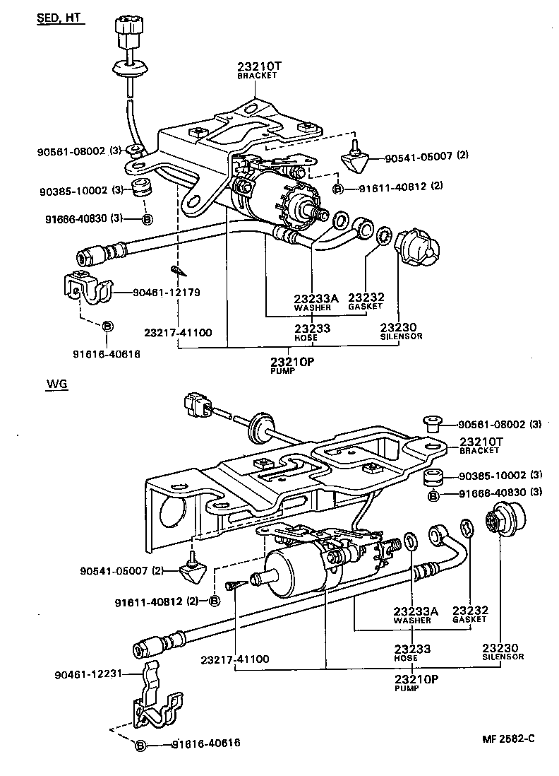 16261-43010 HOSE, WATER BY-PASS, NO.3 product image