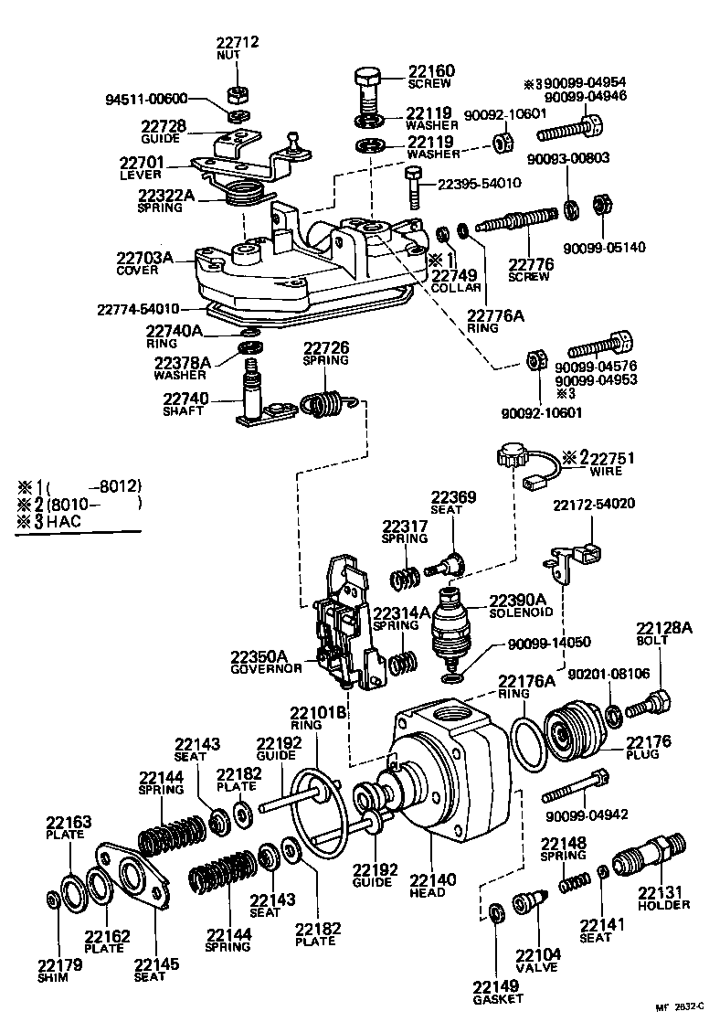22104-54010 VALVE SUB-ASSY, INJECTION PUMP DELIVERY product image