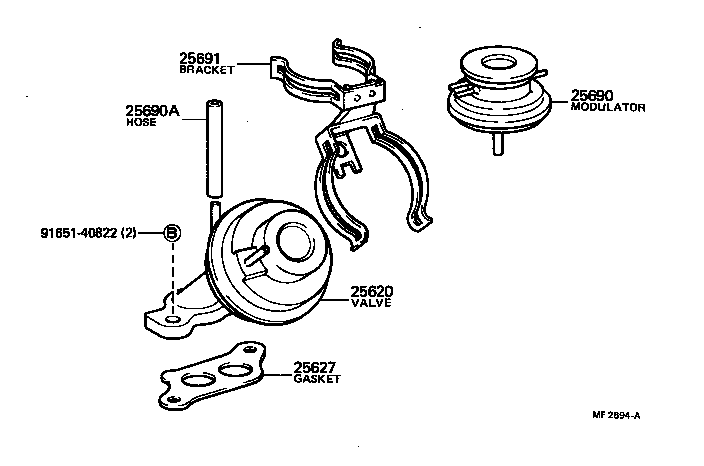 25620-72010 VALVE ASSY, EGR product image