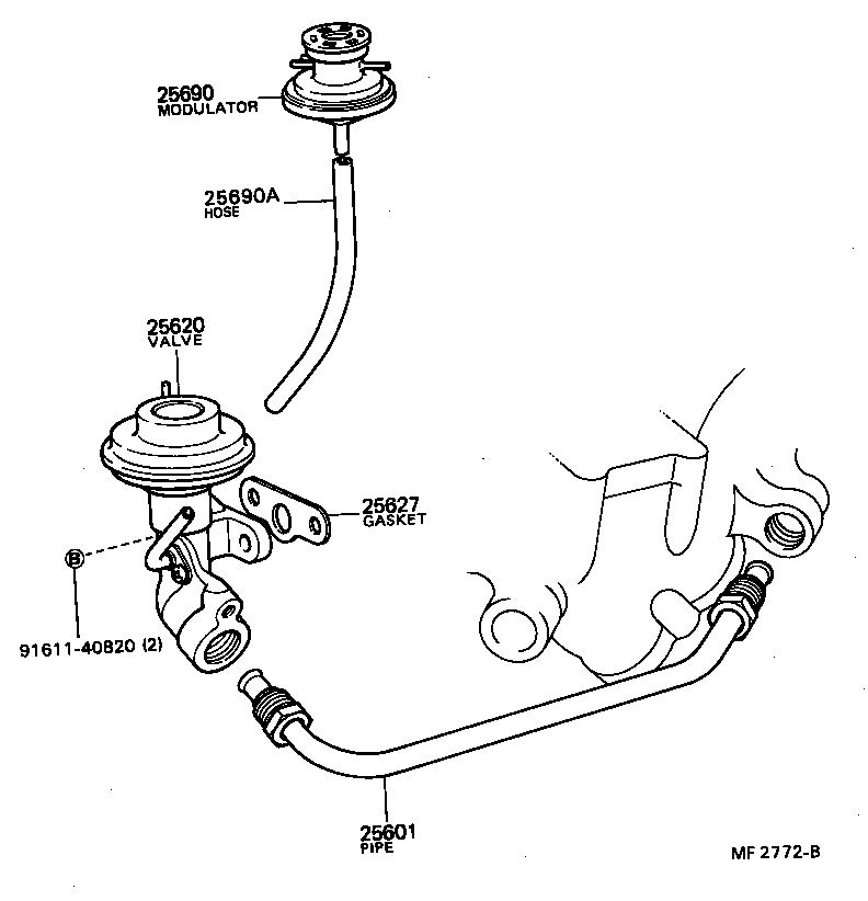 90404-22004 UNION(FOR EGR PIPE, NO.1) product image