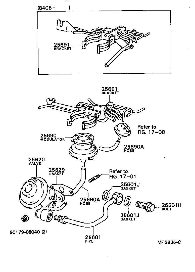 90430-20005 GASKET(FOR EGR PIPE, NO.1) product image