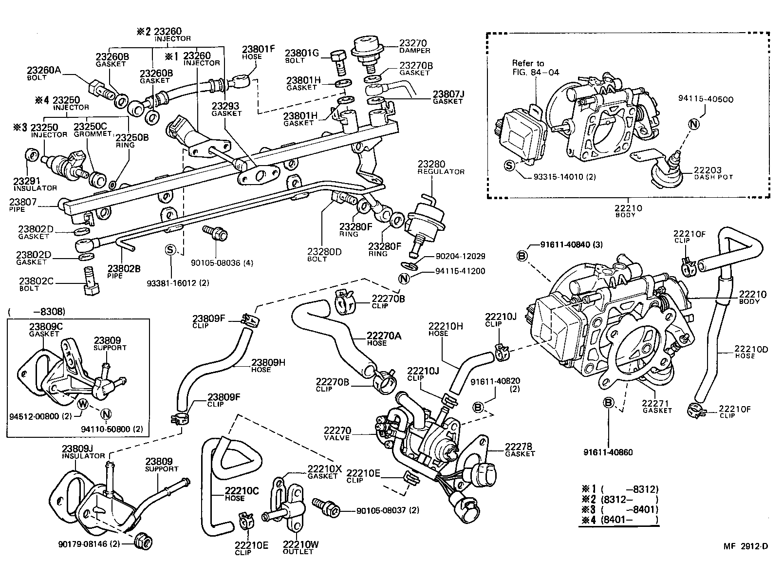 22210-43330 BODY ASSY, THROTTLE product image