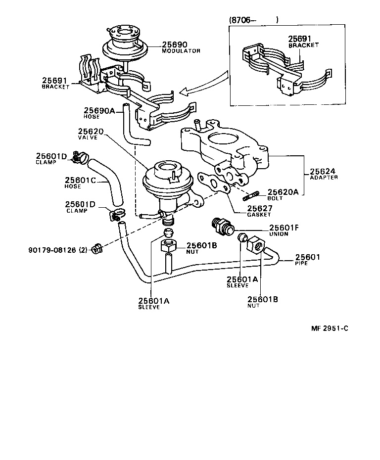 25620-72010 VALVE ASSY, EGR product image