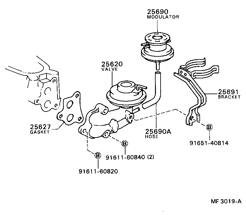 90404-20011 UNION(FOR EGR PIPE, NO.1) product image