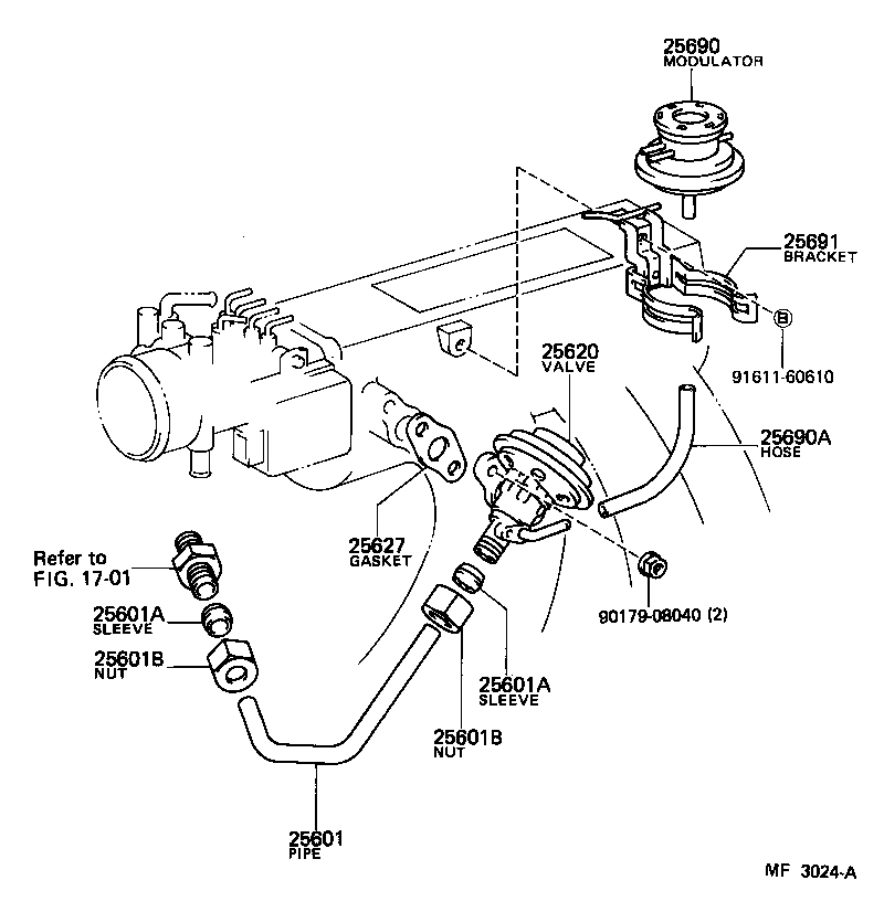 25627-74010 GASKET, EGR VALVE product image