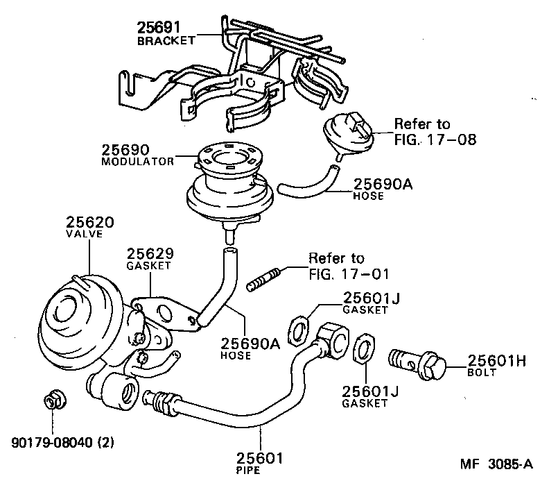 25620-16010 VALVE ASSY, EGR product image