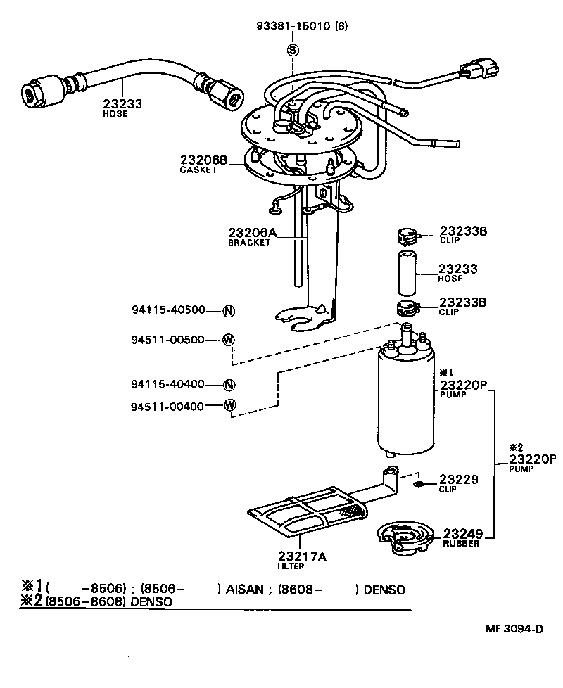 22271-16020 GASKET, THROTTLE BODY product image