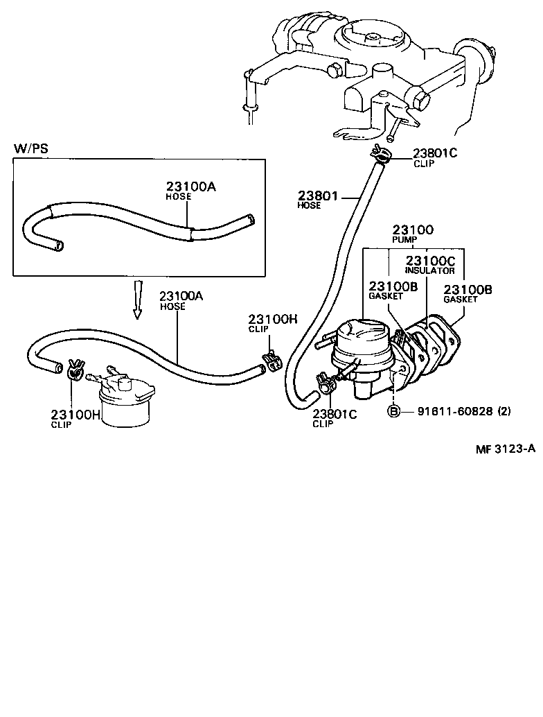 23100-79028 PUMP ASSY, FUEL product image