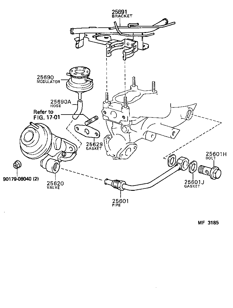 25620-64010 VALVE ASSY, EGR product image