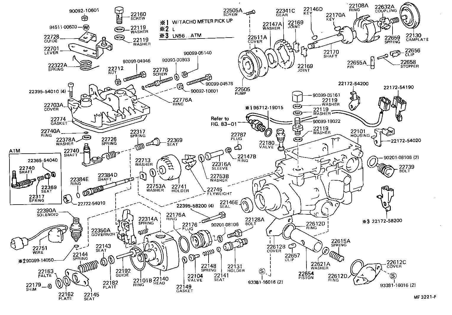 22104-17010 VALVE SUB-ASSY, INJECTION PUMP DELIVERY product image