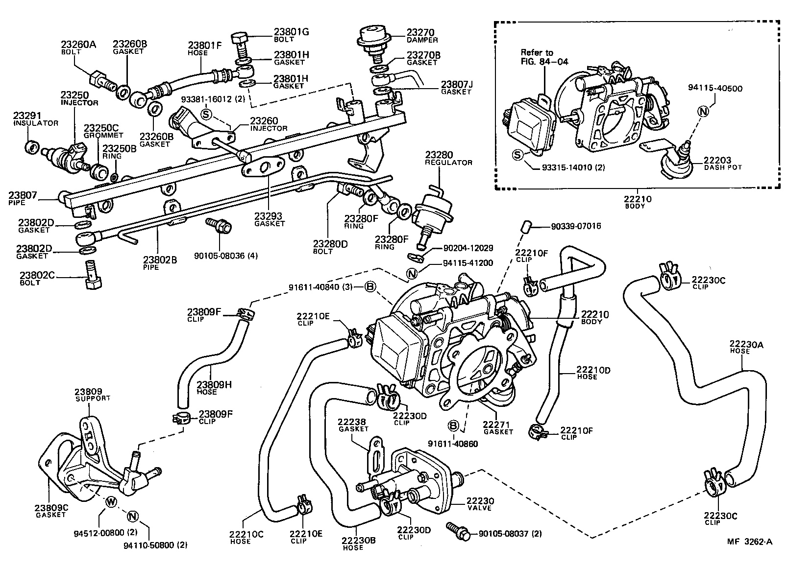 22210-43330 BODY ASSY, THROTTLE product image