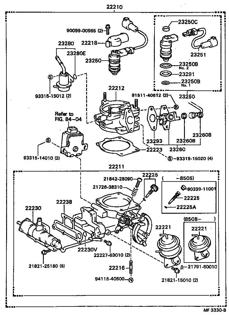 22200-63014 BODY ASSY, THROTTLE product image