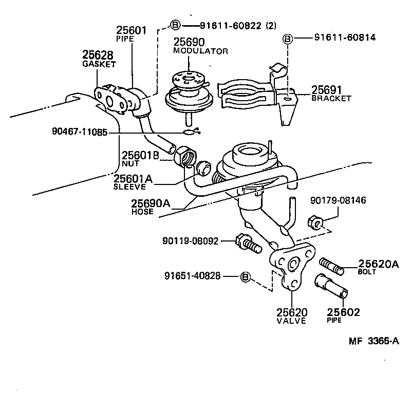 90404-53027 UNION(FOR EGR PIPE, NO.1) product image