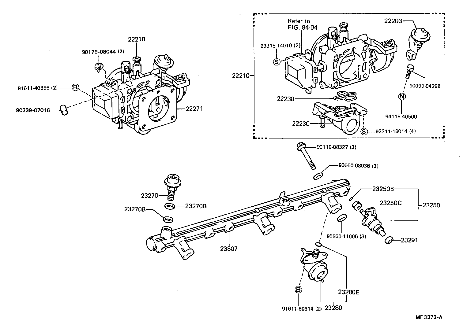 16264-88301 HOSE, WATER BY-PASS, NO.2 product image