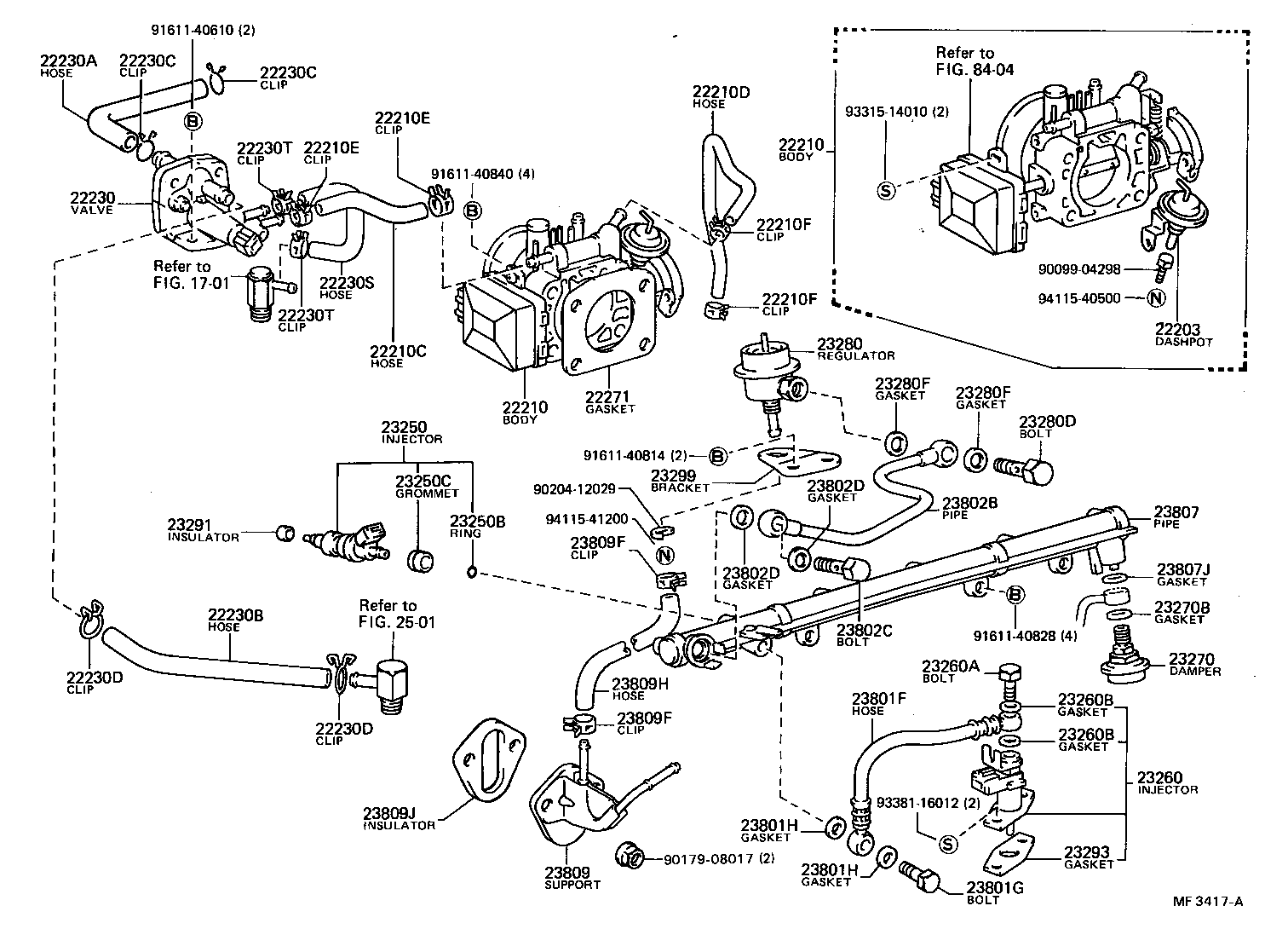 16264-88301 HOSE, WATER BY-PASS, NO.2 product image