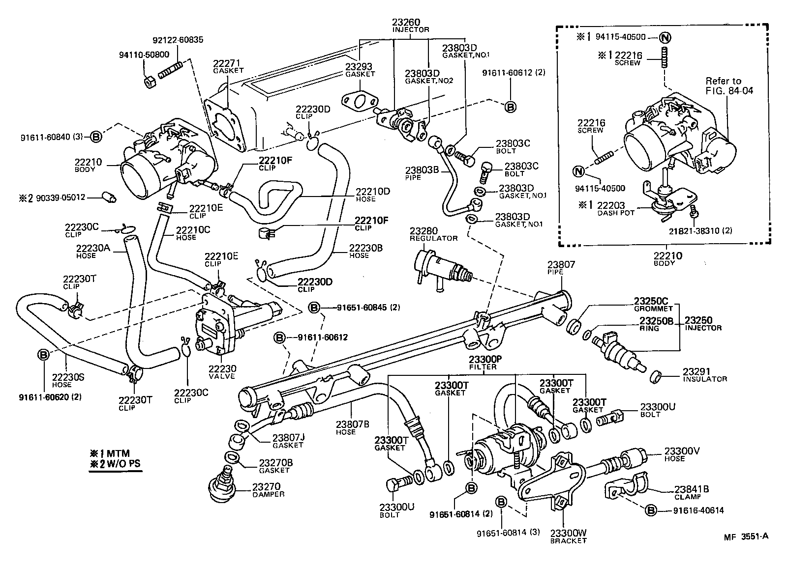22210-43330 BODY ASSY, THROTTLE product image