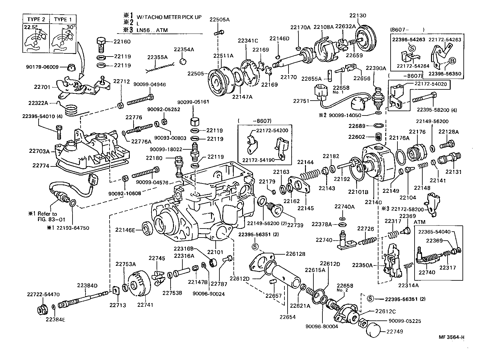 22104-17010 VALVE SUB-ASSY, INJECTION PUMP DELIVERY product image