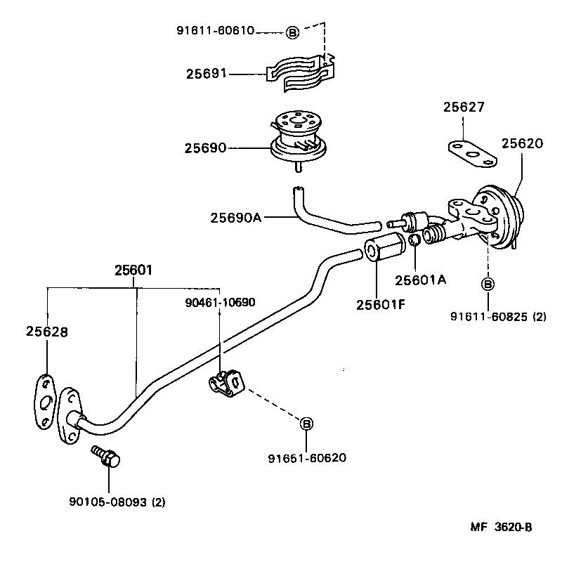 25620-74140 VALVE ASSY, EGR product image