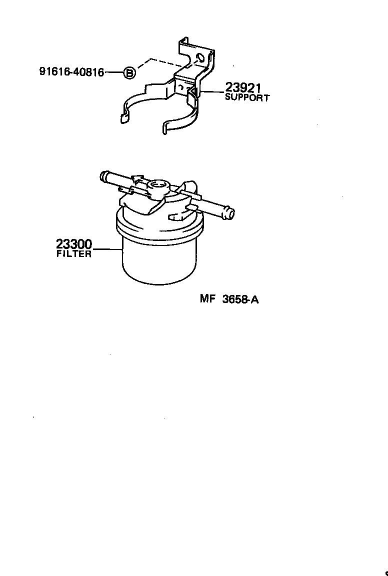 23301-54080 CAP ASSY, FUEL FILTER product image
