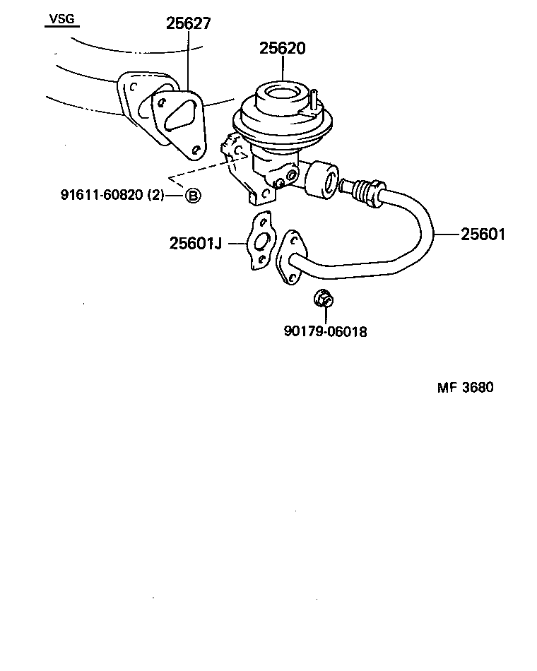 17376-13010 GASKET(FOR EGR PIPE, NO.1) product image