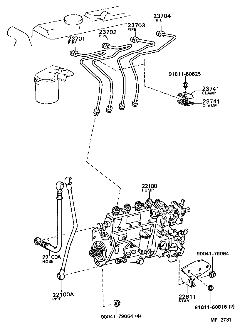 22100-58202 PUMP ASSY, INJECTION OR SUPPLY product image
