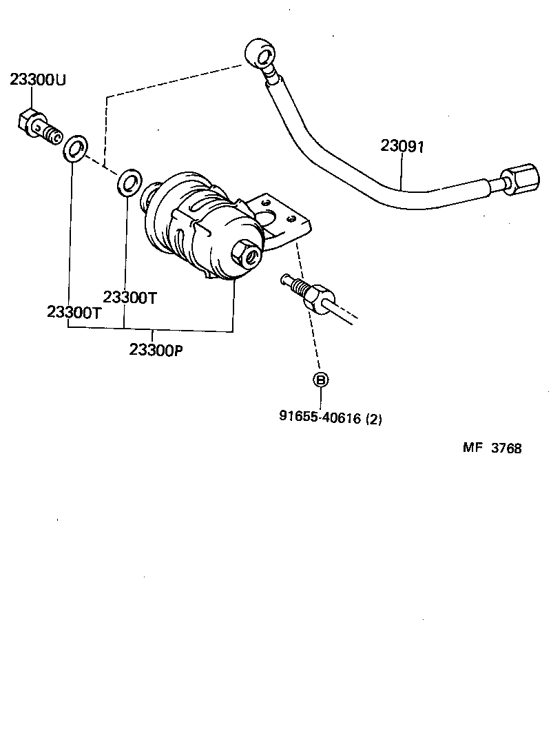 16267-88302 HOSE, WATER BY-PASS, NO.1 product image