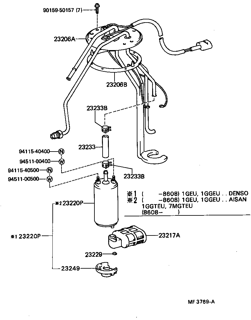16267-88302 HOSE, WATER BY-PASS, NO.1 product image