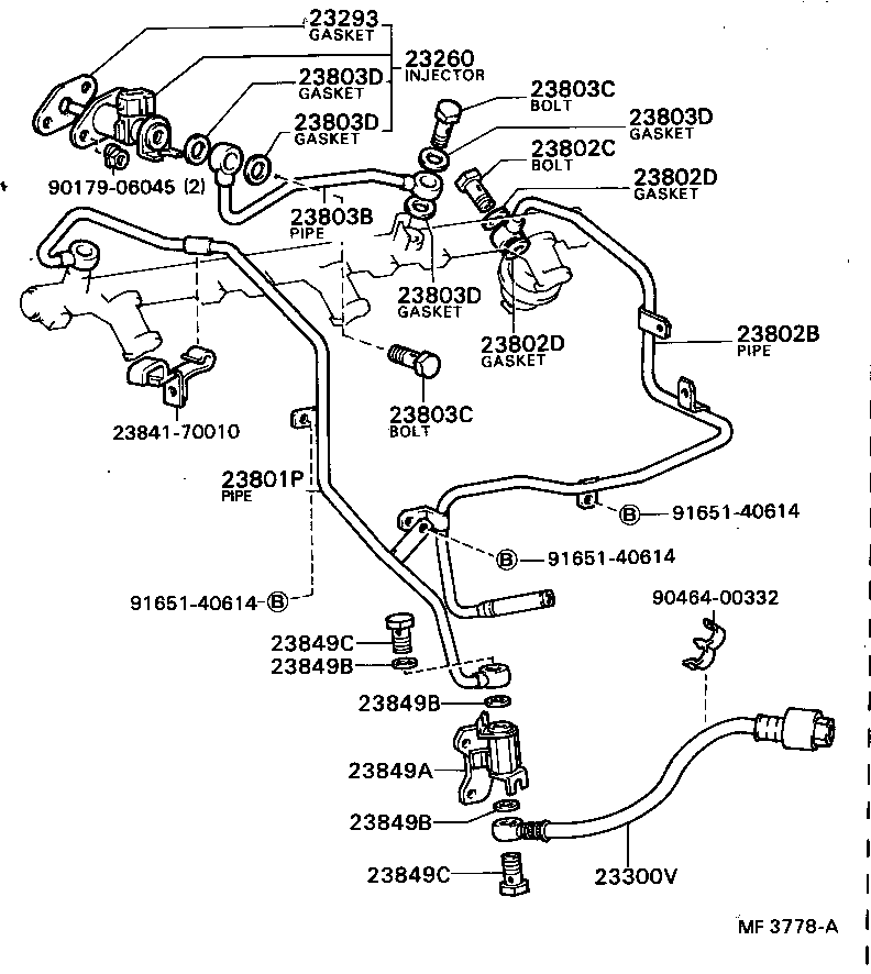 16267-88302 HOSE, WATER BY-PASS, NO.1 product image