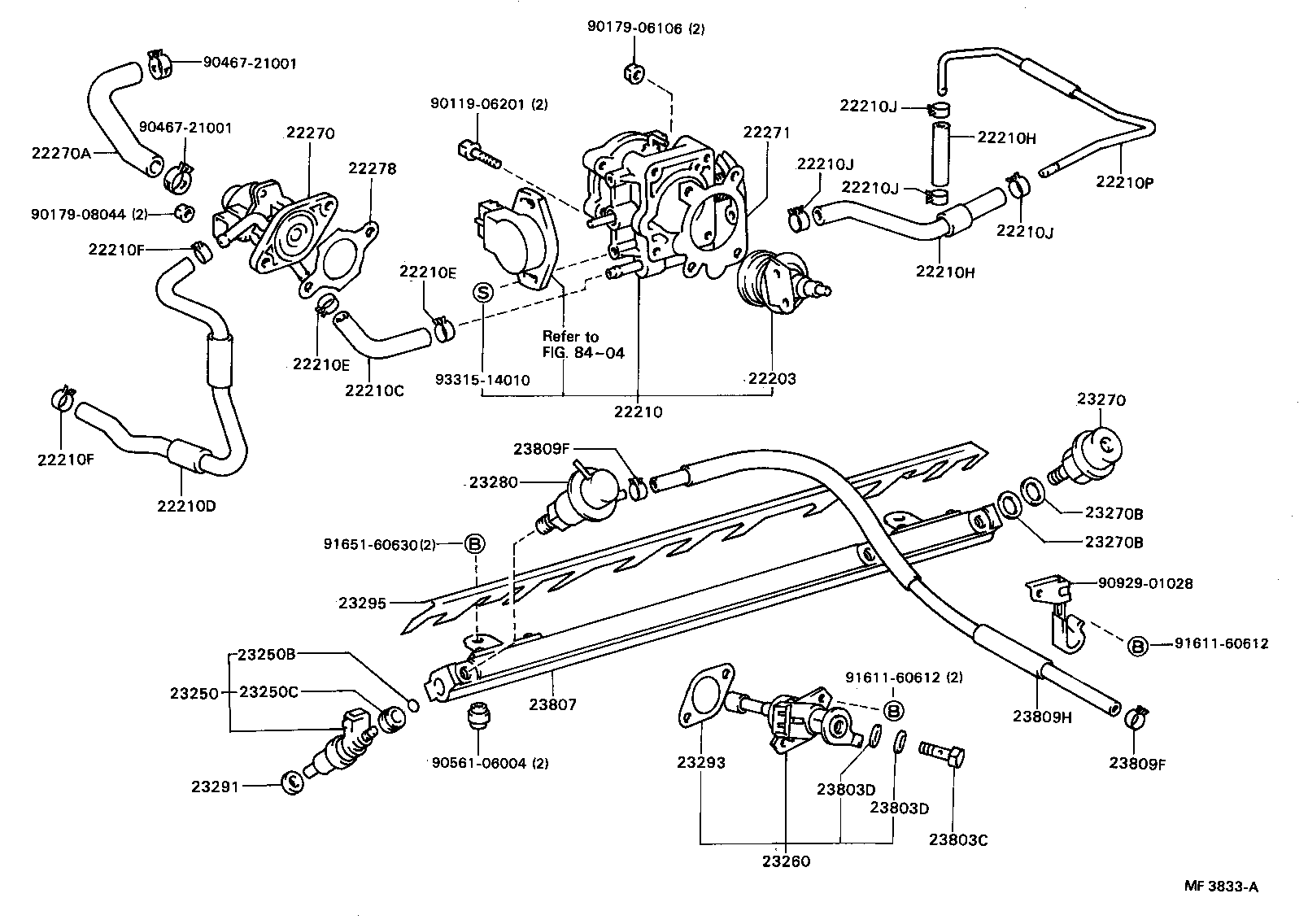 22210-70200 BODY ASSY, THROTTLE product image