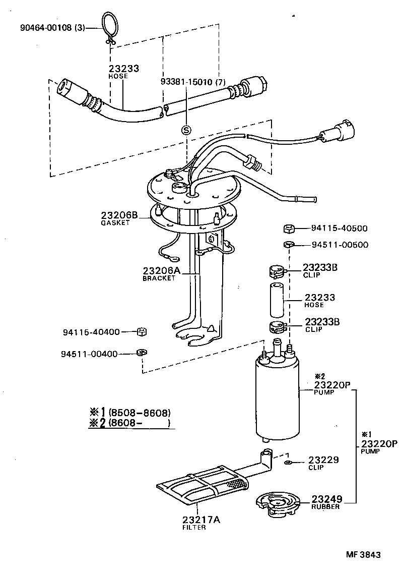 23280-73010 REGULATOR ASSY, FUEL PRESSURE product image