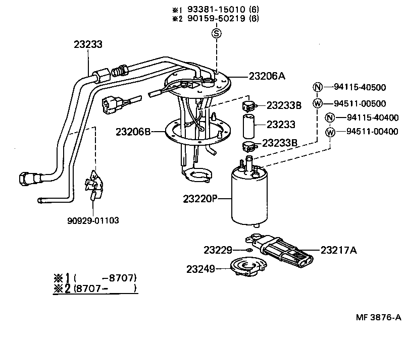 23091-11020 HOSE, FUEL PUMP product image