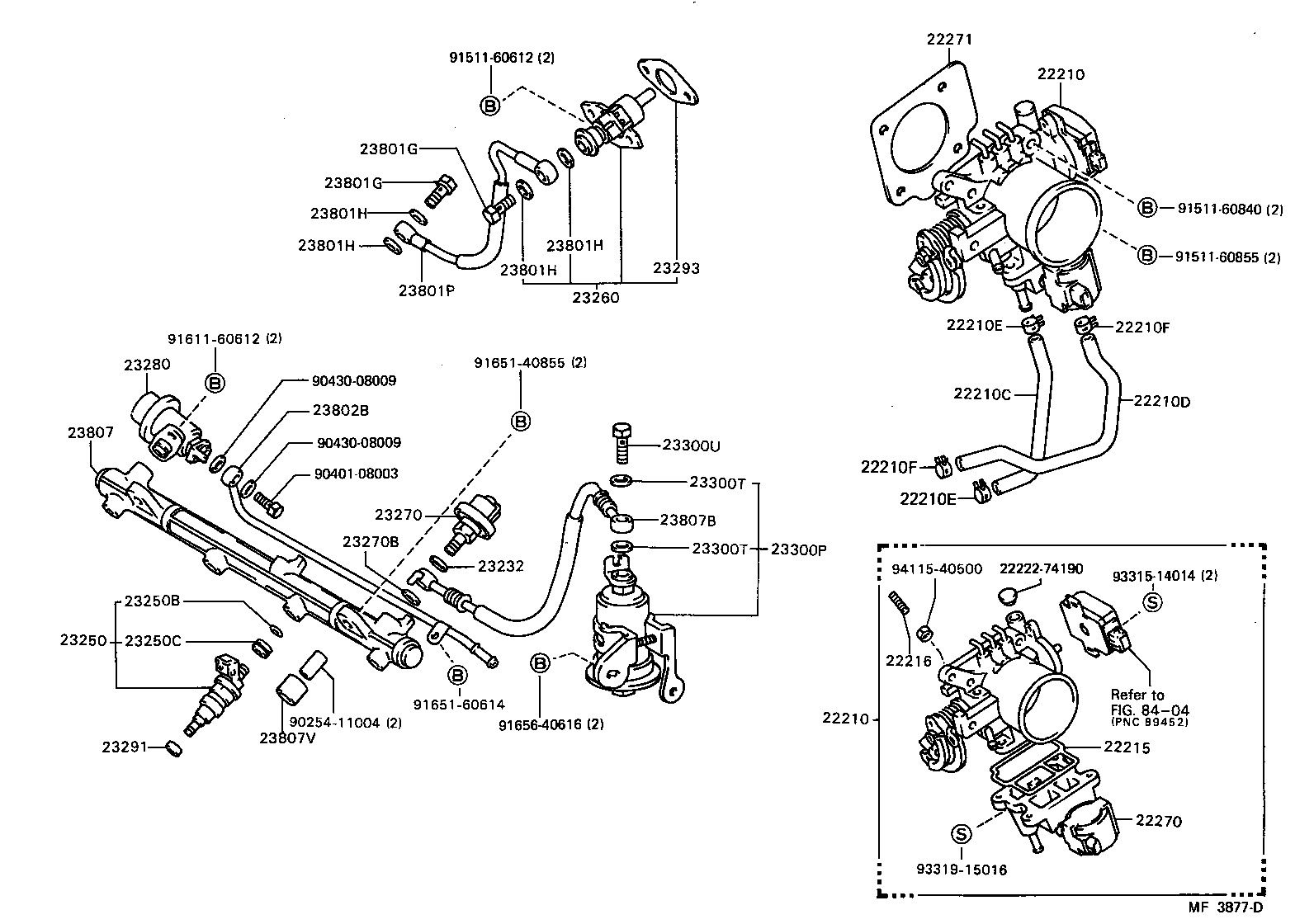 22271-62020 GASKET, THROTTLE BODY product image