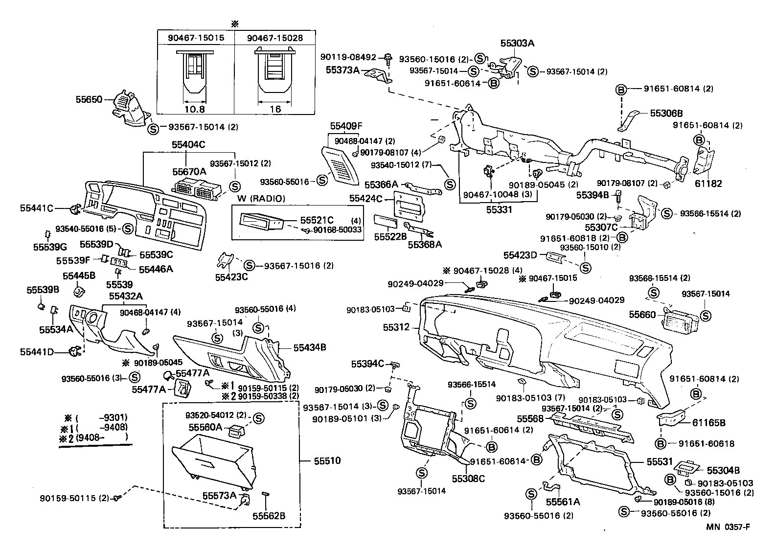 55304-95J00 BRACKET SUB-ASSY, INSTRUMENT PANEL BRACKET MOUNTING product image