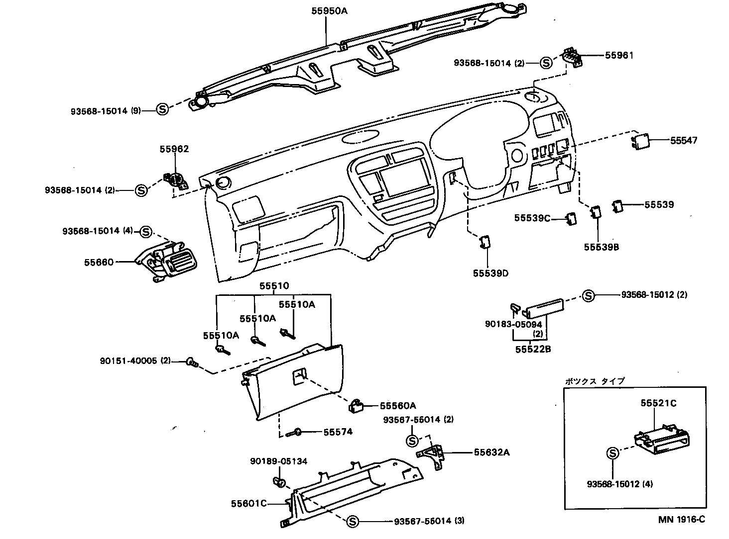 55405-20120 PANEL SUB-ASSY, INSTRUMENT CLUSTER FINISH, CENTER product image