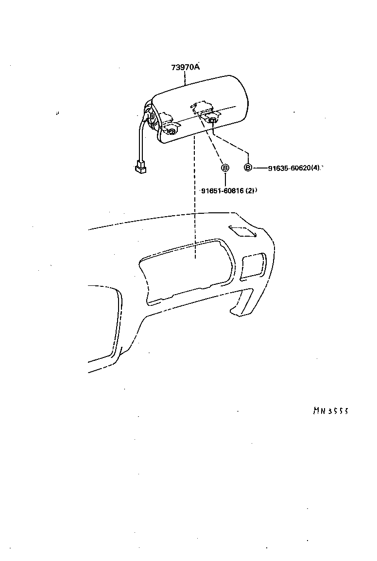 55521-06010 COVER, STEREO OPENING product image