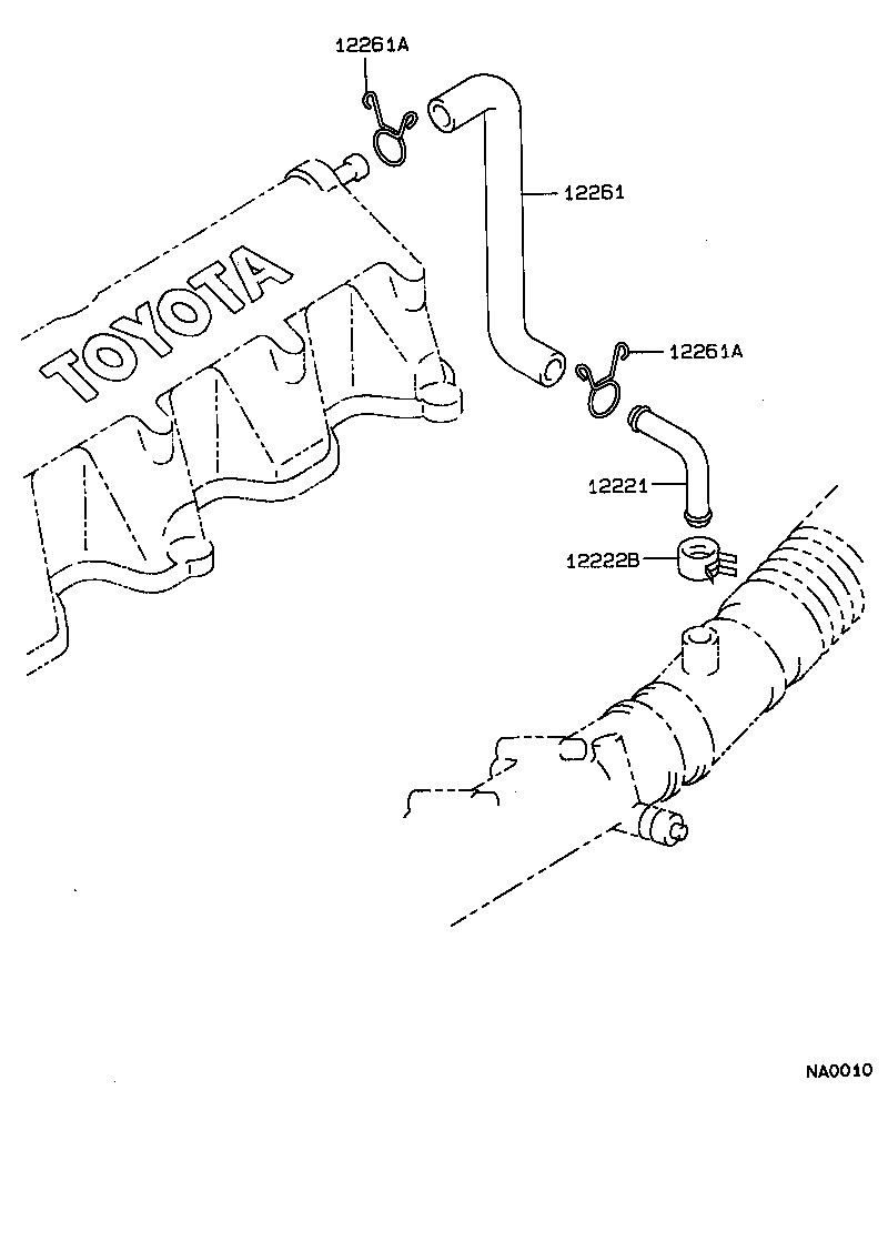 12204-15040 VALVE SUB-ASSY, VENTILATION product image
