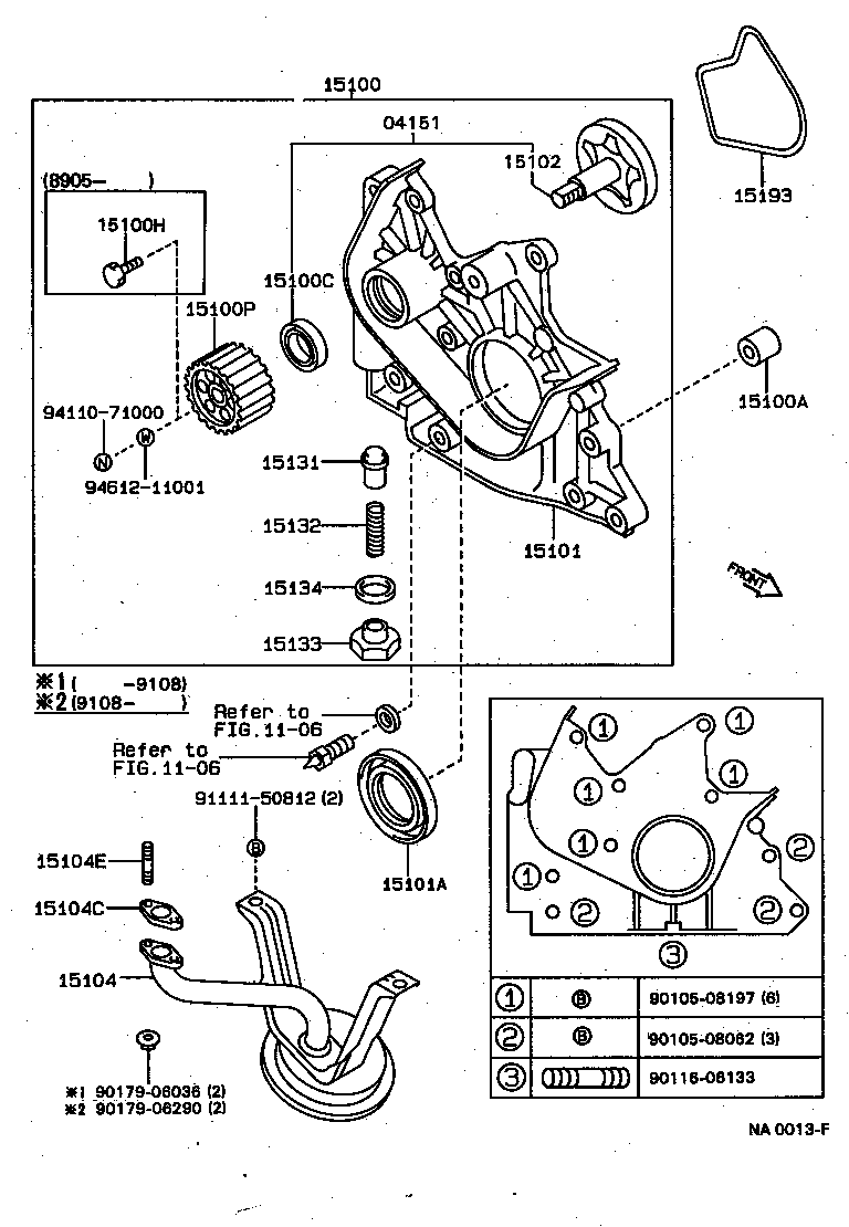 15122-16030 GEAR, OIL PUMP DRIVEN product image