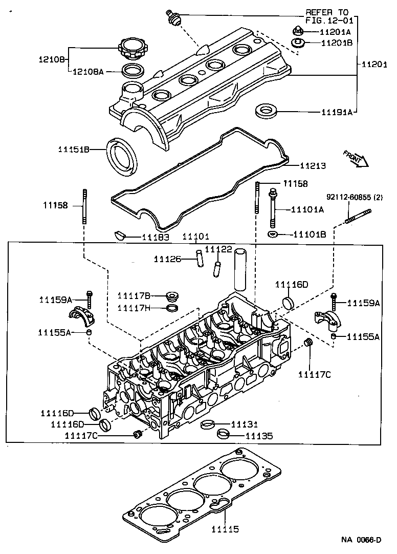 11101-64061 HEAD SUB-ASSY, CYLINDER product image