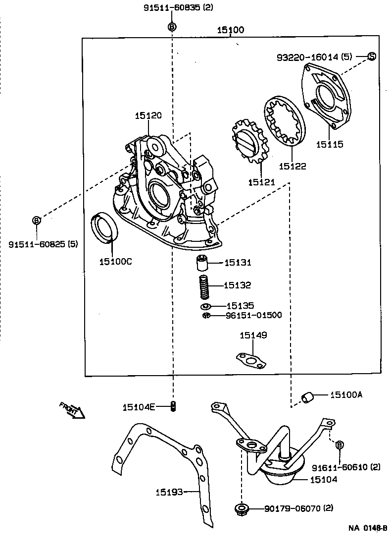 13524-64020 PULLEY, OIL PUMP DRIVE SHAFT product image